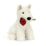 Jellycat Knuffel Munro Scottie Dog 'Love You'